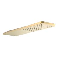 Hoofddouche Tres Selection | 55x16 cm | Rechthoek | 24k Goud mat