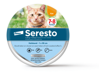 Seresto vlooien- en tekenband voor katten (1,25 g + 0,56 g)