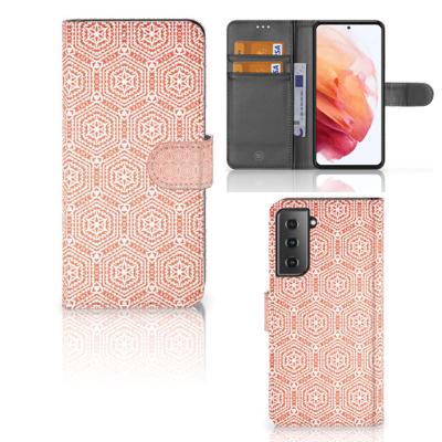 Samsung Galaxy S21 | Telefoon Hoesje | Pattern Orange