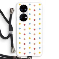 Bollen: Huawei P50 Transparant Hoesje met koord Bollen: Huawei P50 Transparant Hoesje met koord