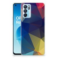 OPPO Reno 6 5G TPU Hoesje Polygon Dark