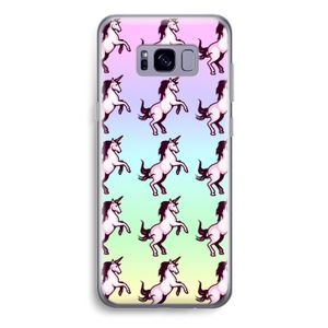 Musketon Unicorn: Samsung Galaxy S8 Plus Transparant Hoesje