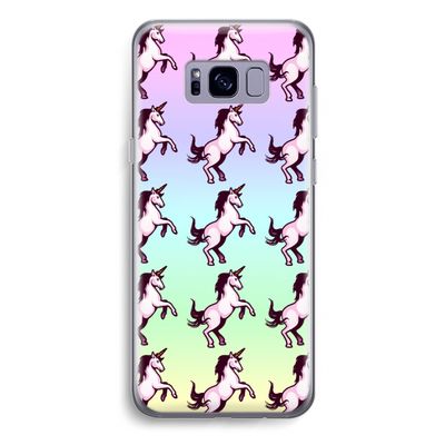 Musketon Unicorn: Samsung Galaxy S8 Plus Transparant Hoesje