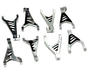 Billet Machined Type II Suspension Kit, Silver - Traxxas E-Revo