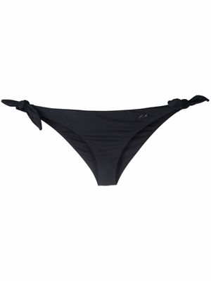 Karl Lagerfeld bas de bikini à logo - Noir
