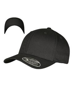 Flexfit FX6277DC Flexfit Wooly Combed Adjustable Cap - Black/Black - One Size