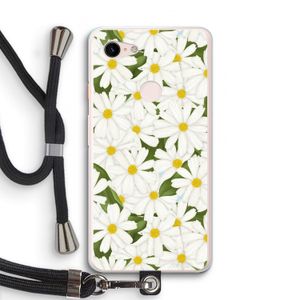 Summer Daisies: Pixel 3 XL Transparant Hoesje met koord