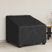Tuinstoelhoes Zwart 90 x 90 x 50 / 75 cm 210D stof