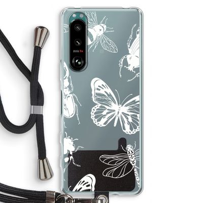 Tiny Bugs: Sony Xperia 5 III Transparant Hoesje met koord