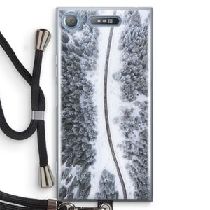 Snøfall: Sony Xperia XZ1 Transparant Hoesje met koord