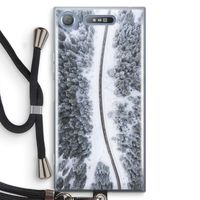 Snøfall: Sony Xperia XZ1 Transparant Hoesje met koord