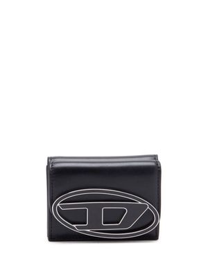 Diesel portefeuille 1DR en cuir - Noir