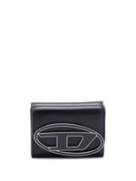 Diesel portefeuille 1DR en cuir - Noir