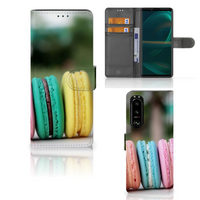 Sony Xperia 5III Book Cover Macarons