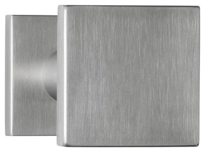 Formani Basics BSQ60V voordeurknop vast op rozet - mat RVS