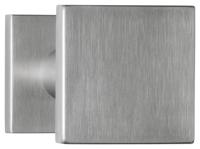 Formani Basics BSQ60V voordeurknop vast op rozet - mat RVS