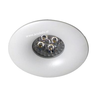 LED spot MR16 4Watt rond WIT dimbaar (12 Volt)