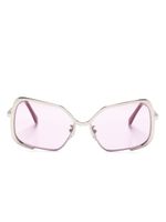 Marni Eyewear lunettes de soleil oversize Silver Unila - Argent - thumbnail