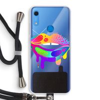 Lip Palette: Huawei Y6s Transparant Hoesje met koord