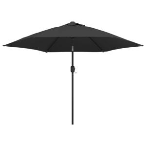 The Living Store Parasol - Antraciet - 300 x 222 cm (ø x H) - 38 mm paal