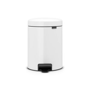 Brabantia newIcon pedaalemmer 2 x 2 liter met 2 kunststof binnenemmers - White