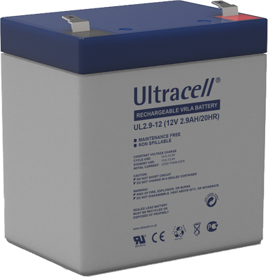 Ultracell loodaccu 12v 2,9Ah