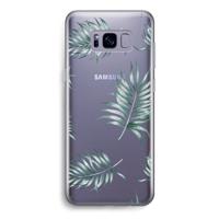Simple leaves: Samsung Galaxy S8 Transparant Hoesje