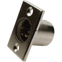 Cliff FC6125 XLR-connector Flensstekker, contacten recht Aantal polen: 4 Zilver 1 stuk(s)