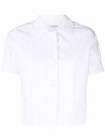 Thom Browne chemise Oxford à fines rayures - Bleu