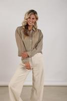 Nukus Blouse Nelly Stripe | Army