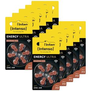 Intenso Batterij voor hoortoestel PR41-312 1.45 V 60 stuk(s) 148 mAh Zink-lucht 7504436MP