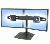 Ergotron 33-322-200 Monitorvoet 2-voudig 48,3 cm (19) - 61 cm (24) Zwart, Antraciet Staand, Kantelbaar, Draaibaar - thumbnail