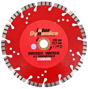 Inter Dynamics Diamantzaag Universeel Standard+ 230x22,2mm - 404230