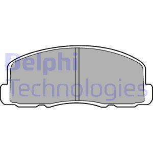 Remblokkenset, schijfrem DELPHI, u.a. fÃ¼r Mitsubishi