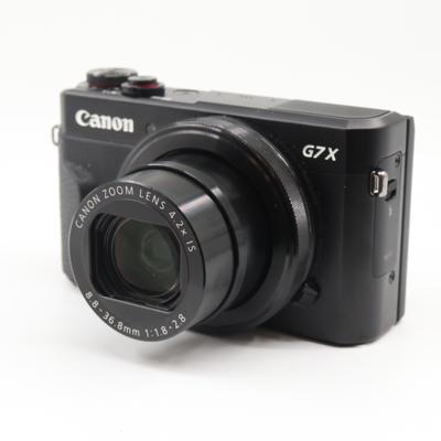 Canon Powershot G7X mark II + leather case occasion