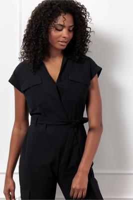 Studio Anneloes Nancy Cargo Jumpsuit 12849 Jumpsuit 9000 Black