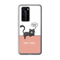 GSM poes: Huawei P40 Pro Transparant Hoesje