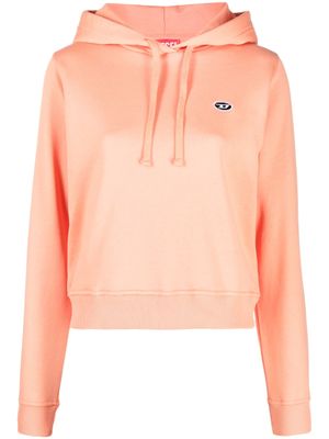 Diesel hoodie à patch logo - Orange