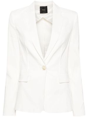 PINKO blazer Ghera en lin mélangé - Blanc