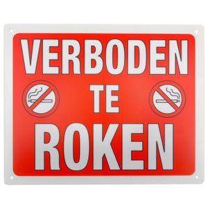 Bord: Verboden te roken