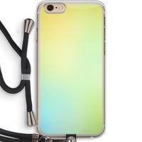 Minty mist pastel: iPhone 6 PLUS / 6S PLUS Transparant Hoesje met koord