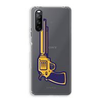 Pew Pew Pew: Sony Xperia 10 III Transparant Hoesje