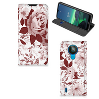 Bookcase Nokia 1.4 Watercolor Flowers - thumbnail