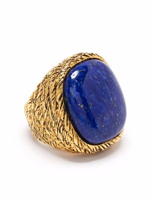 Aurelie Bidermann bague Miki ornée de lapis-lazuli