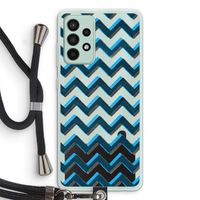 Onderbroken lijn: Samsung Galaxy A52s 5G Transparant Hoesje met koord