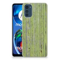 Motorola Moto E32/E32s Bumper Hoesje Green Wood
