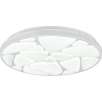 LED Plafondlamp - Plafondverlichting - Trion Stroma - 16W - Dimbaar - Aanpasbare Lichtkleur - Afstandsbediening - Rond - Mat Wit - Kunststof LED Plafondlamp - Plafondverlichting - Trion Stroma - 16W - Dimbaar - Aanpasbare Lichtkleur - Afstandsbediening - Rond - Mat Wit - Kunststof