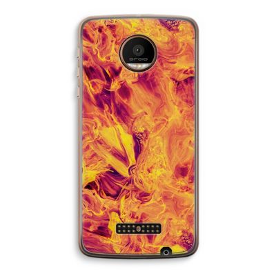 Eternal Fire: Motorola Moto Z Force Transparant Hoesje