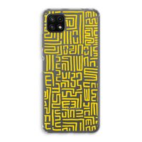 Majorelle Blue Print: Samsung Galaxy A22 5G Transparant Hoesje