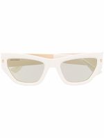 DSQUARED2 EYEWEAR lunettes de soleil à monture papillon - Blanc